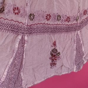 Vintage Purple Wrap Skirt